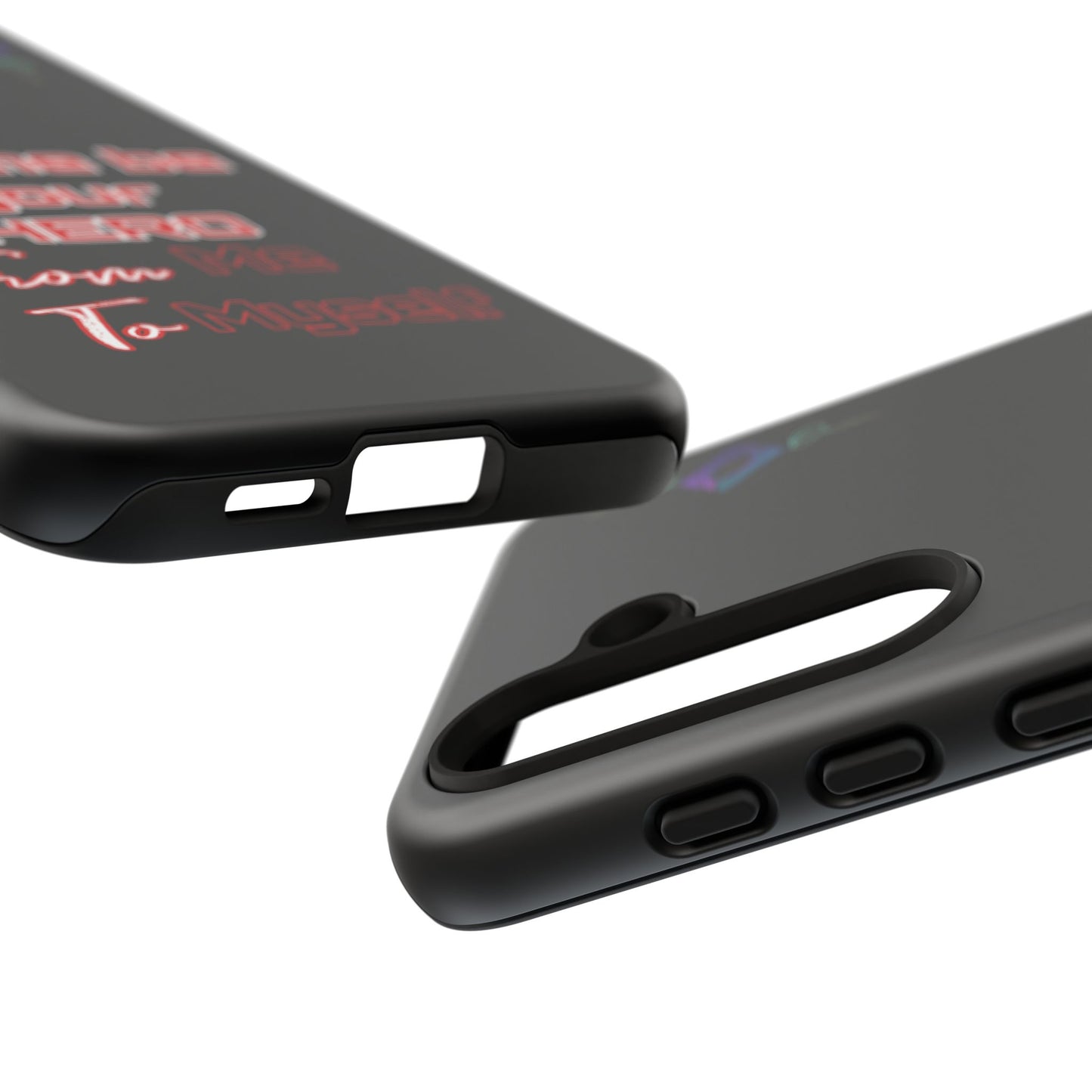 BlackOnion Brand New Phone Case - with Motivational Workout Motif’Let me be your Hero ‘💪🔥🫵