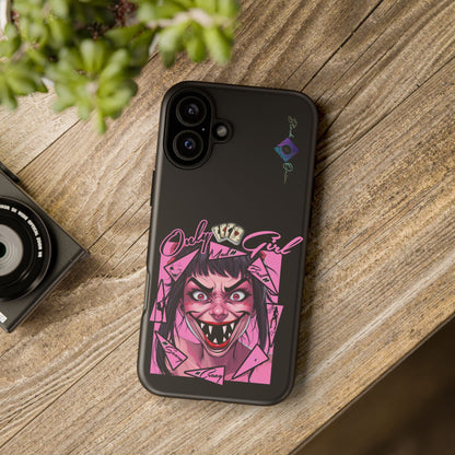 BlackOnion Brand New Phone Case - with Motivational Workout Motif’ Mad Girl💋🌸 ‘🔥🫵