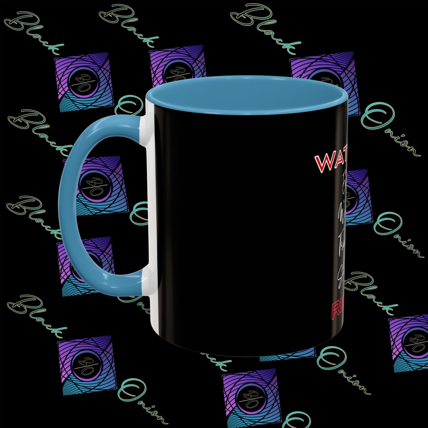 BlackOnion Coffee Mug Serial 2 with Workout Motif ‘Watch me’🫵🔥💪