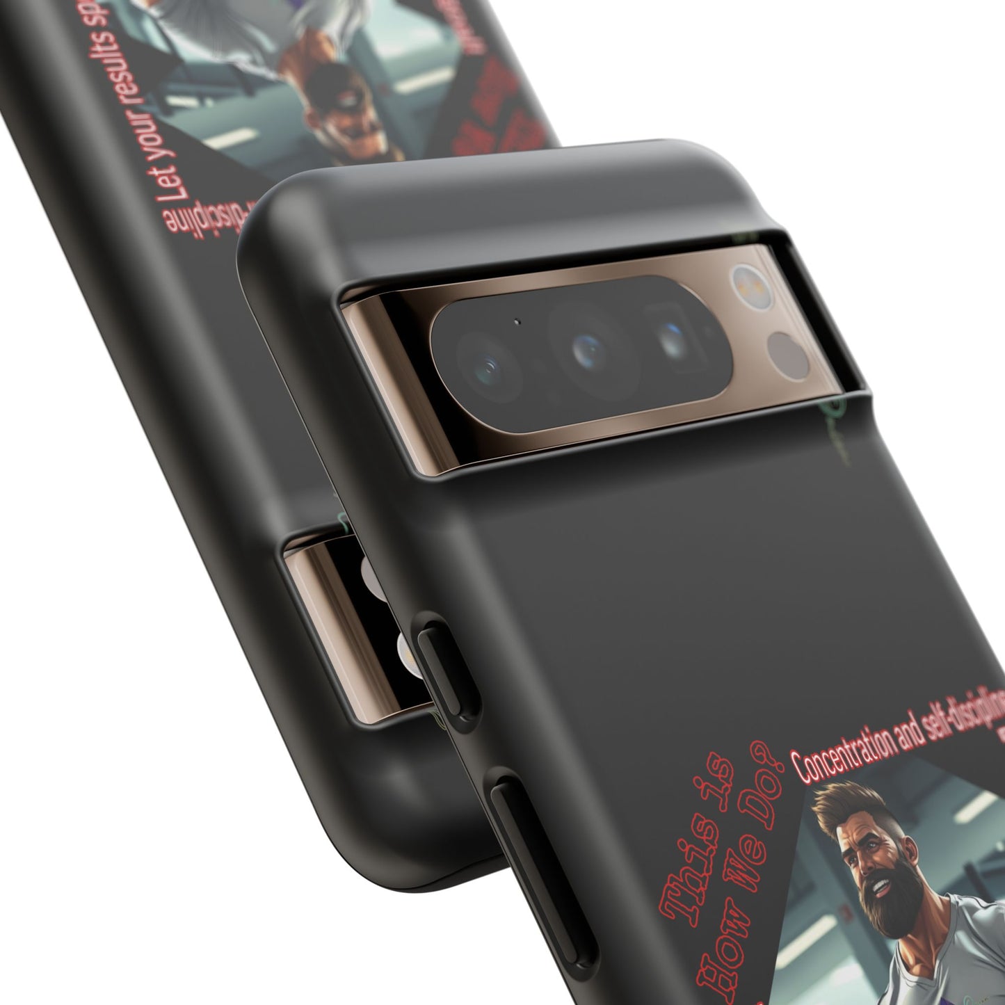 BlackOnion Brand New Phone Case - with Motivational Workout Motif’Unstoppable ‘💪🔥🫵