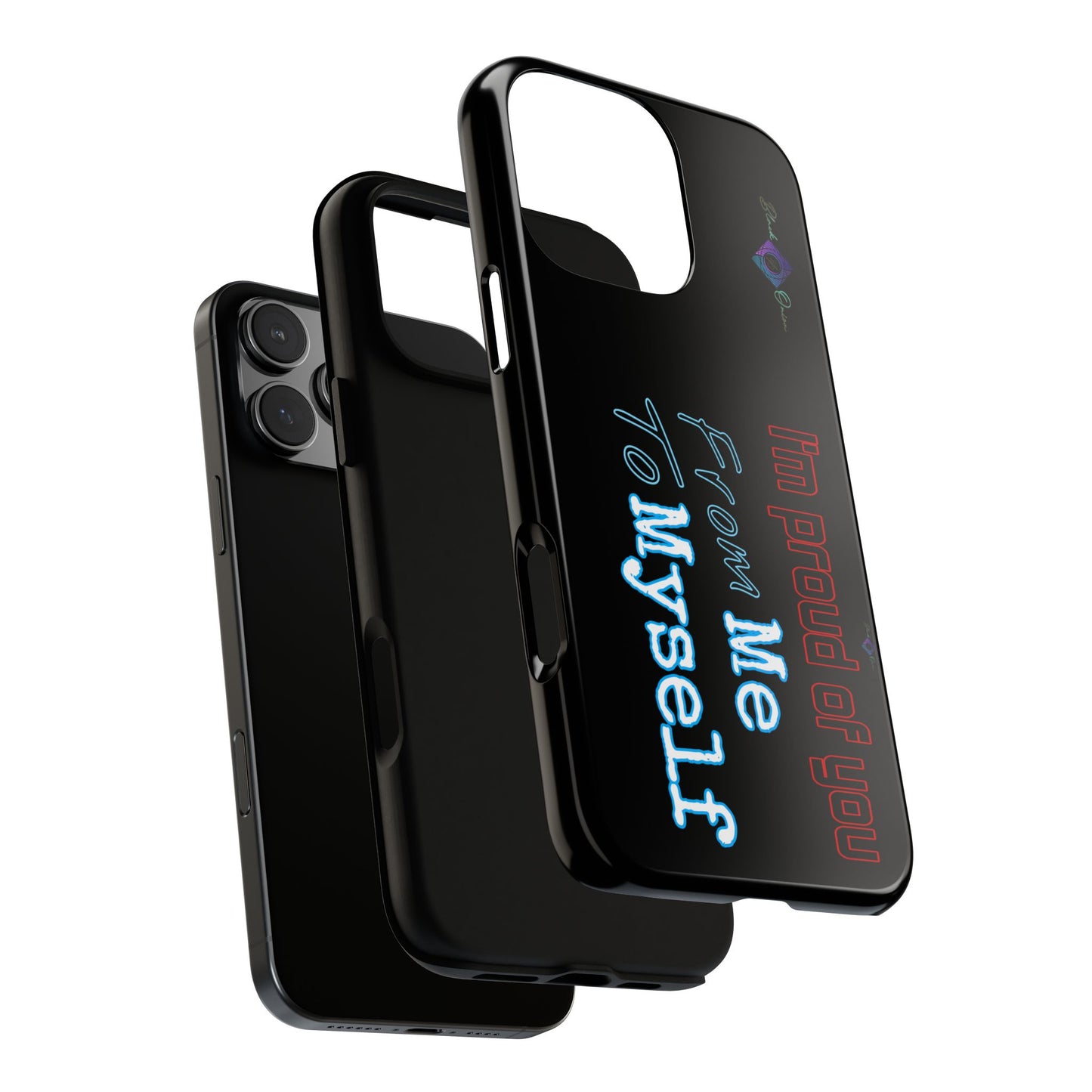 BlackOnion Brand New Phone Case - with Motivational Workout Motif’I’m proud of you ‘💪🔥🫵