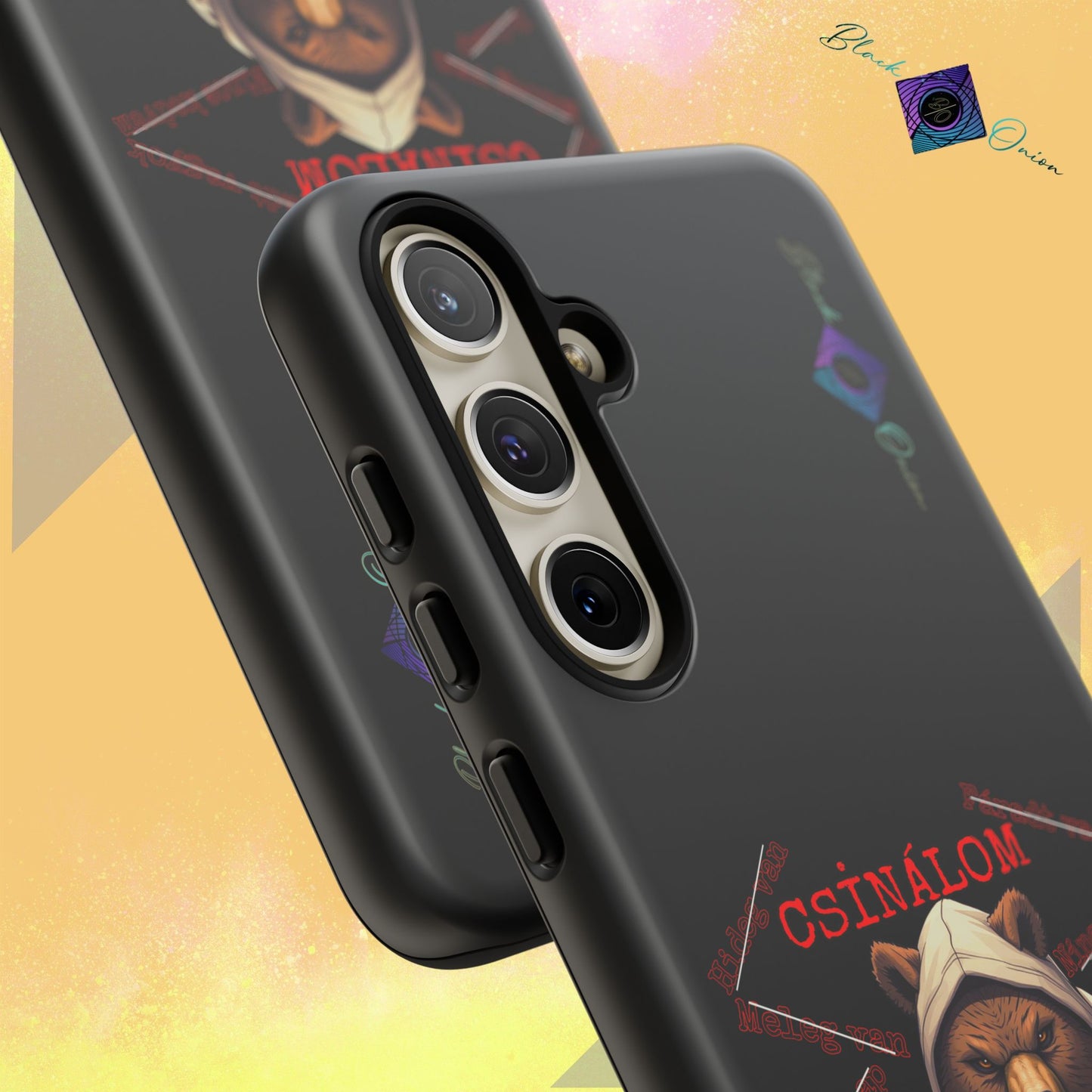 BlackOnion Brand New Phone Case - with Motivational Workout Motif ‘Csinálom ‘💪🔥🫵