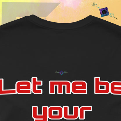 BlackOnion T-Shirt with Workout Motif “Let me be your Hero” 🫵🔥💪