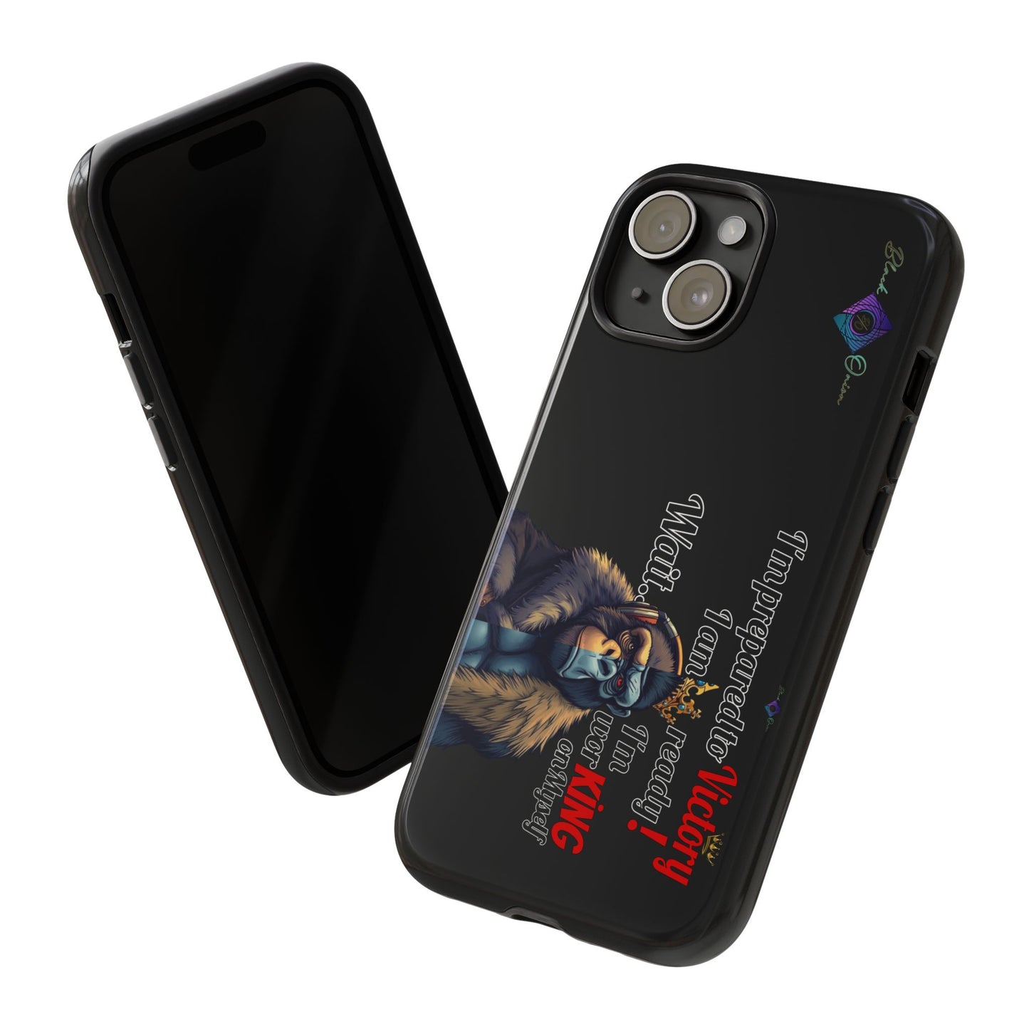 BlackOnion Brand New Phone Case - with Motivational Workout Motif’Victory 👑‘💪🔥🫵