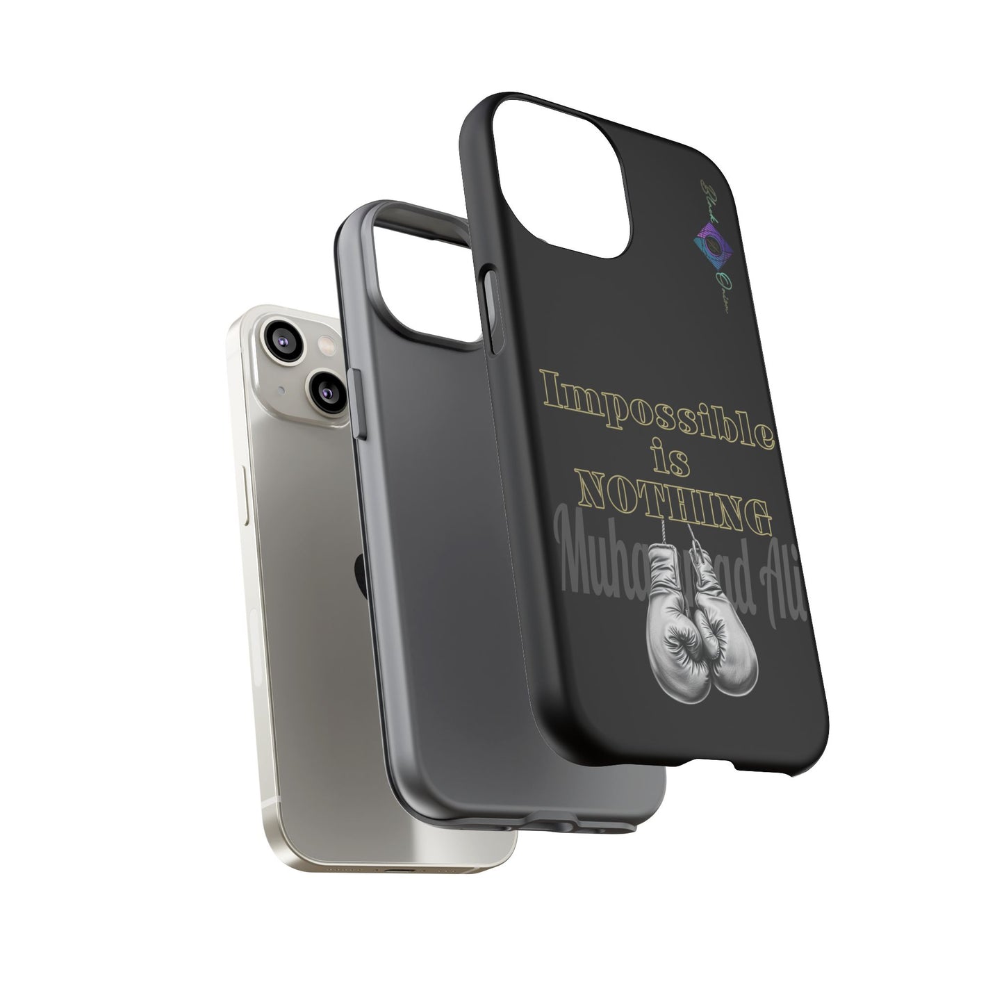 BlackOnion Brand New Phone Case - with Motivational Workout Motif ’Impossible ‘💪🔥🫵