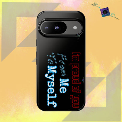 BlackOnion Brand New Phone Case - with Motivational Workout Motif’I’m proud of you ‘💪🔥🫵