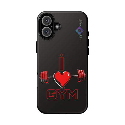 BlackOnion Brand New Phone Case - with Motivational Workout Motif’I Love Gym ‘💪🔥🫵
