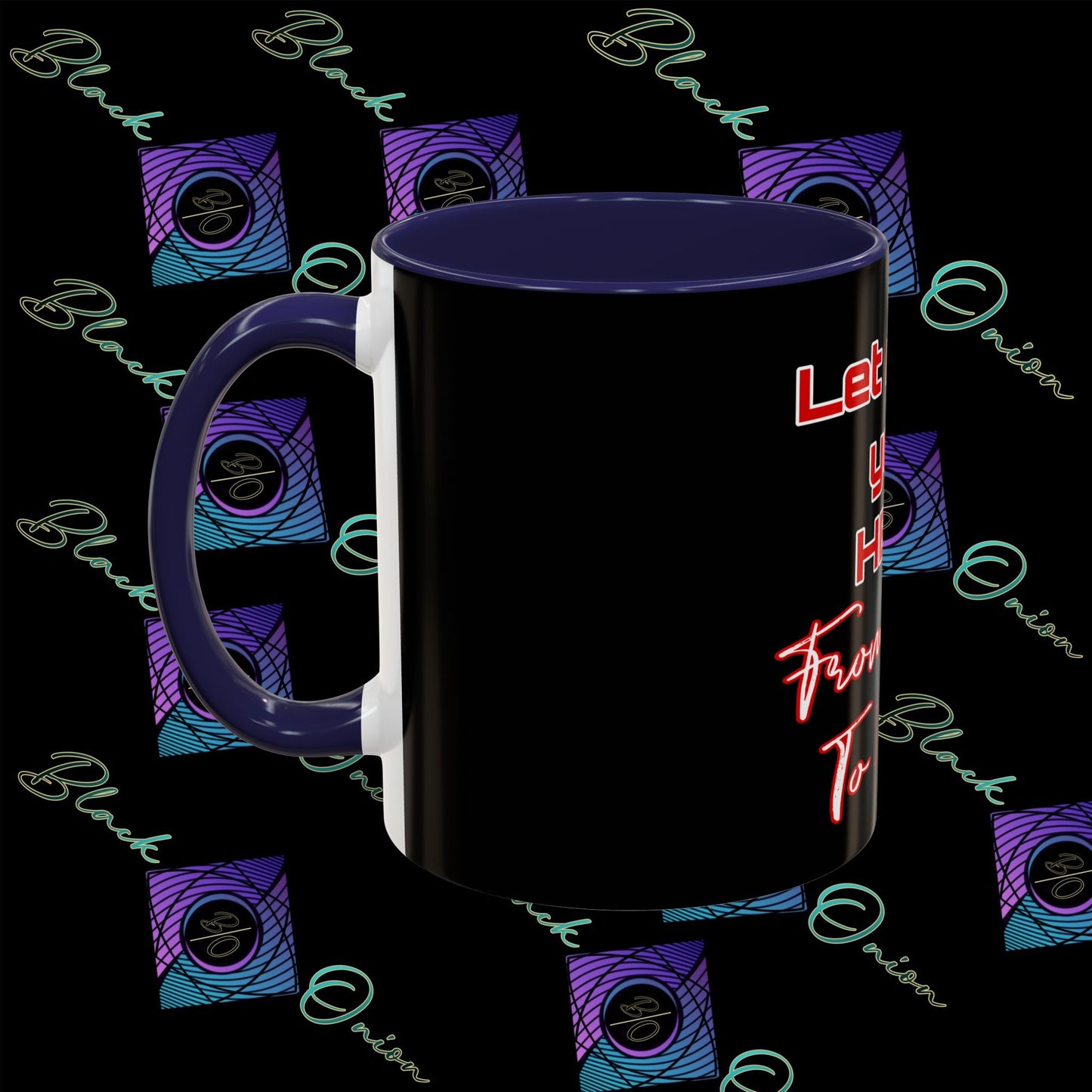 BlackOnion Coffee Mug Serial 2 with Workout Motif ‘Let me be your Hero’🫵🔥💪