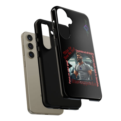 BlackOnion Brand New Phone Case - with Motivational Workout Motif’Unstoppable ‘💪🔥🫵