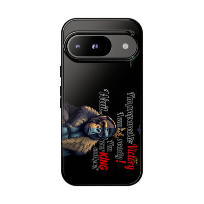 BlackOnion Brand New Phone Case - with Motivational Workout Motif’Victory 👑‘💪🔥🫵