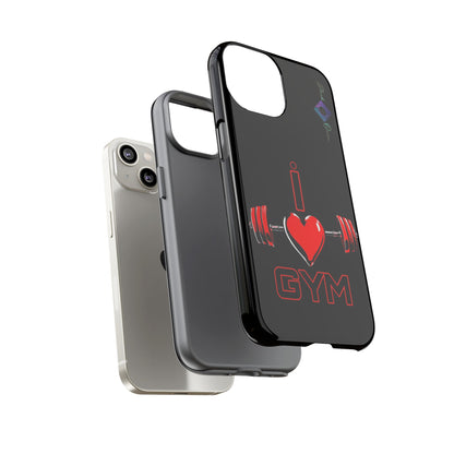 BlackOnion Brand New Phone Case - with Motivational Workout Motif’I Love Gym ‘💪🔥🫵