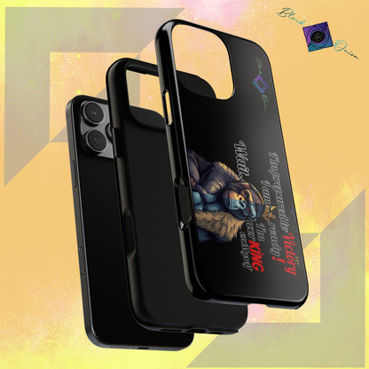BlackOnion Brand New Phone Case - with Motivational Workout Motif’Victory 👑‘💪🔥🫵
