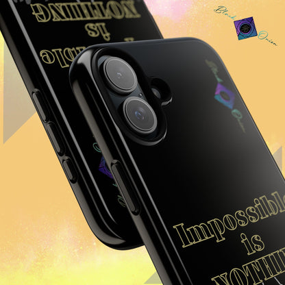 BlackOnion Brand New Phone Case - with Motivational Workout Motif ’Impossible ‘💪🔥🫵