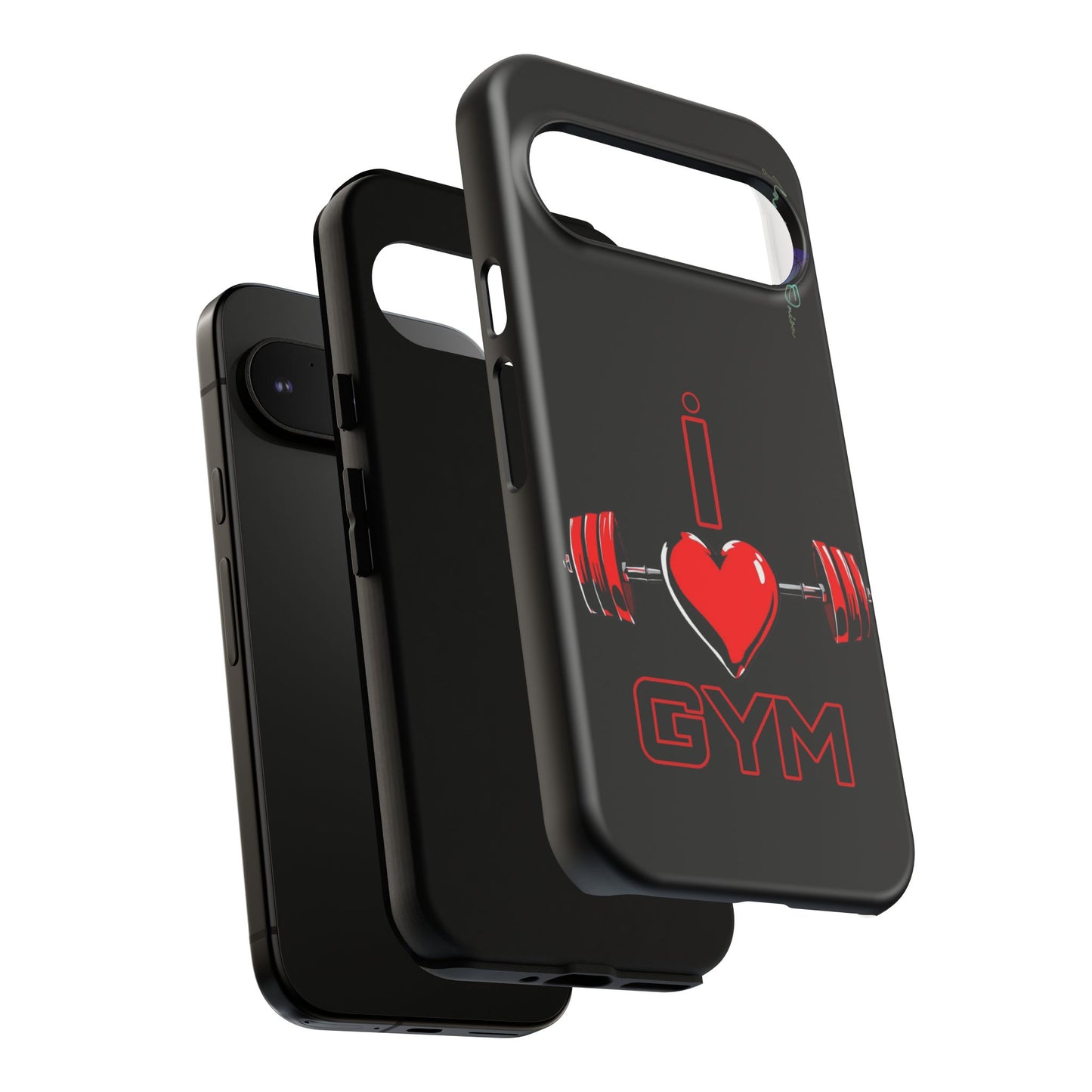 BlackOnion Brand New Phone Case - with Motivational Workout Motif’I Love Gym ‘💪🔥🫵