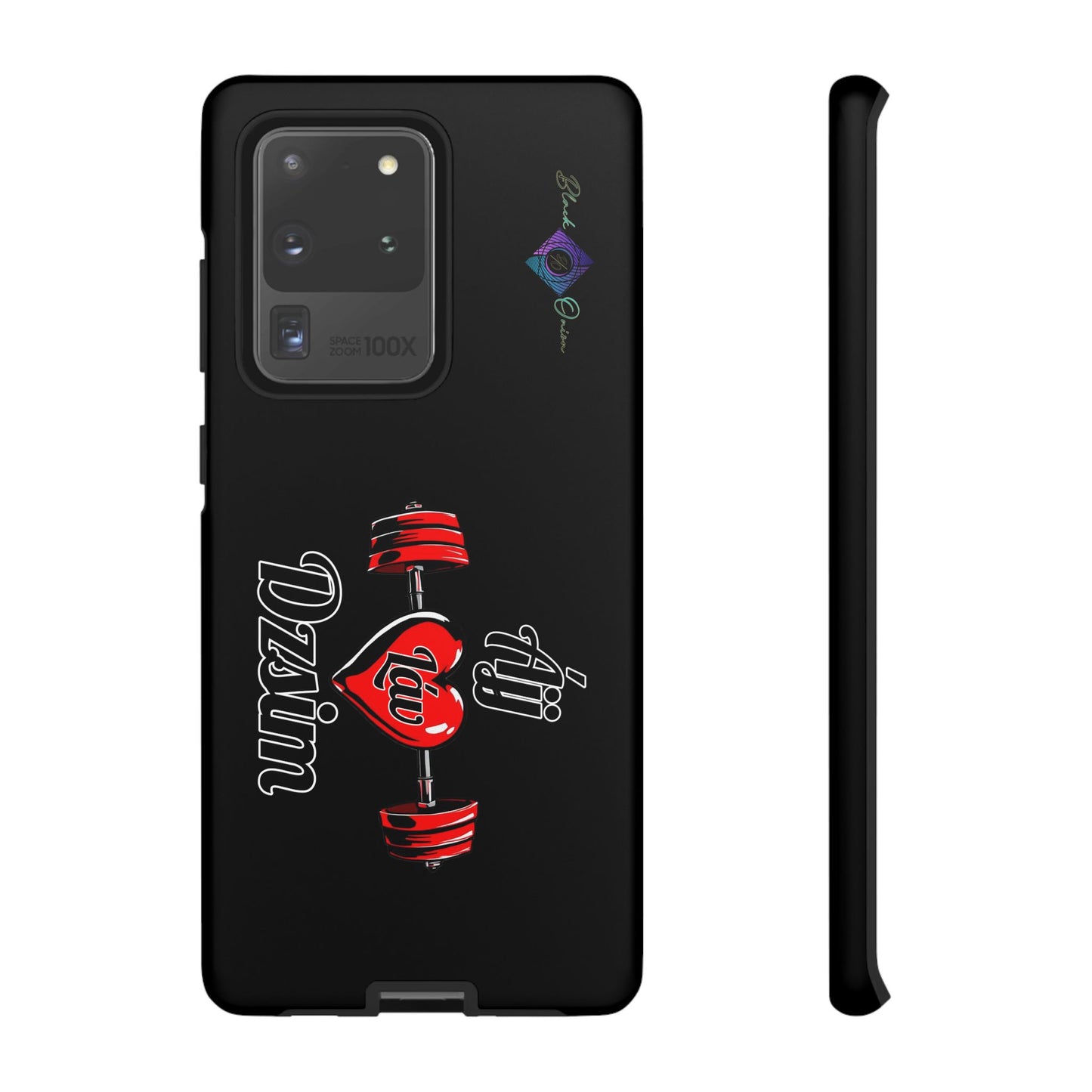 BlackOnion Brand New Phone Case - with Motivational Workout Motif’Ájj Láv Dzsim ‘💪🔥🫵
