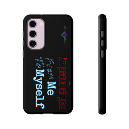 BlackOnion Brand New Phone Case - with Motivational Workout Motif’I’m proud of you ‘💪🔥🫵