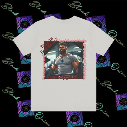 BlackOnion T-shirt with Workout Motif “Unstoppable “💪🔥🫵