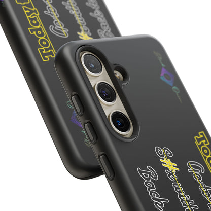 BlackOnion Brand New Phone Case - with Motivational Workout Motif’Today to do list ‘💪🔥🫵