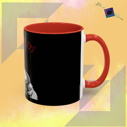 BlackOnion Coffee Mug 2 with Workout Motif ‘I Can Do It V2’🫵🔥💪