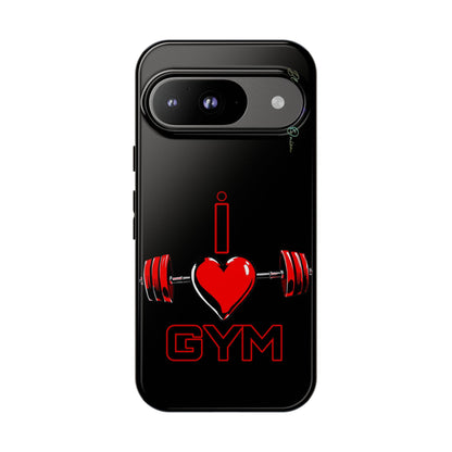 BlackOnion Brand New Phone Case - with Motivational Workout Motif’I Love Gym ‘💪🔥🫵
