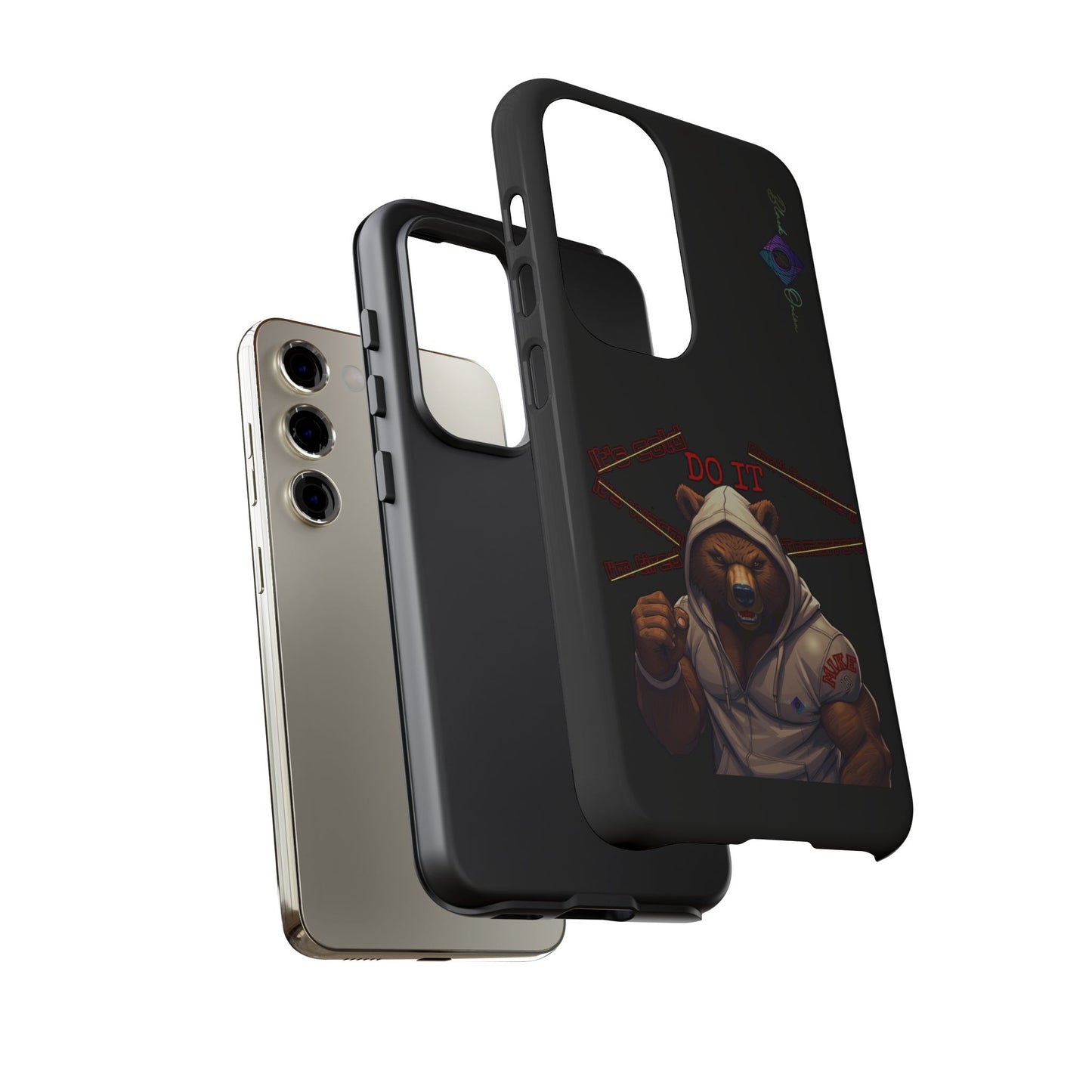 BlackOnion Brand New Phone Case - with Motivational Workout Motif’Do it ‘💪🔥🫵