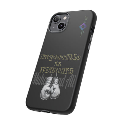 BlackOnion Brand New Phone Case - with Motivational Workout Motif ’Impossible ‘💪🔥🫵