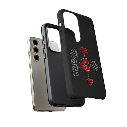 BlackOnion Brand New Phone Case - with Motivational Workout Motif’Ájj Láv Dzsim ‘💪🔥🫵
