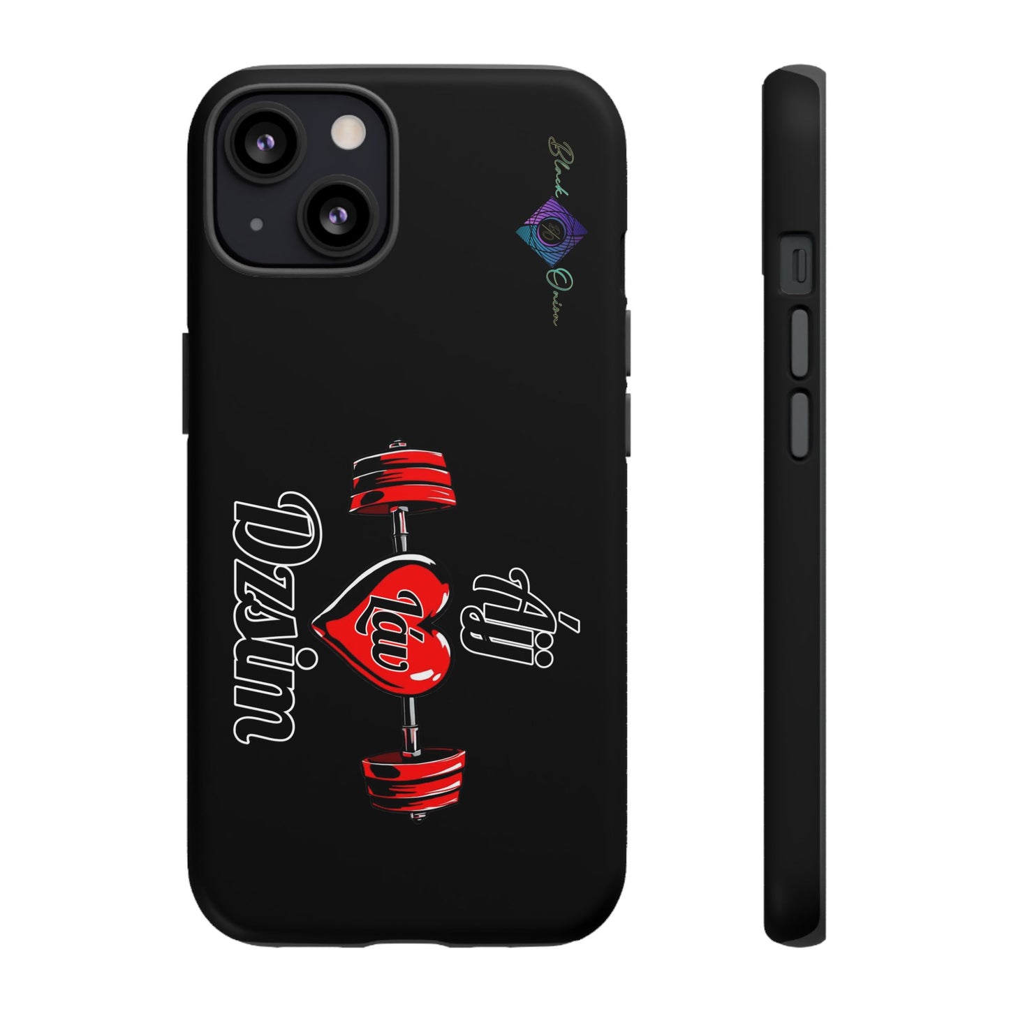 BlackOnion Brand New Phone Case - with Motivational Workout Motif’Ájj Láv Dzsim ‘💪🔥🫵