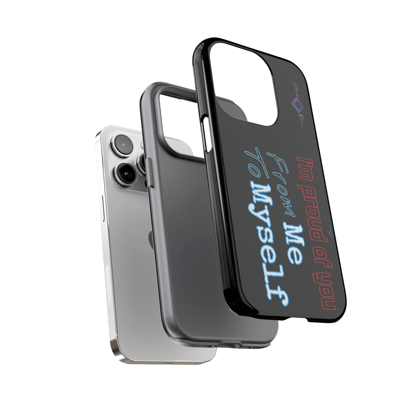 BlackOnion Brand New Phone Case - with Motivational Workout Motif’I’m proud of you ‘💪🔥🫵