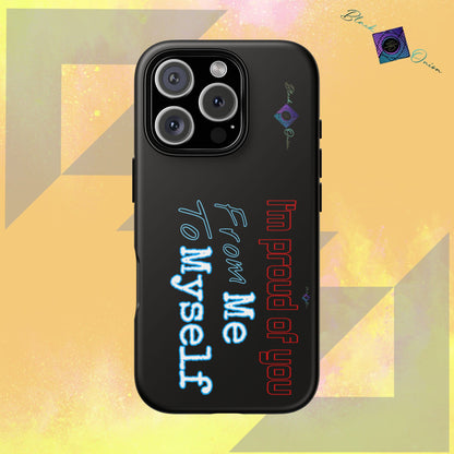 BlackOnion Brand New Phone Case - with Motivational Workout Motif’I’m proud of you ‘💪🔥🫵