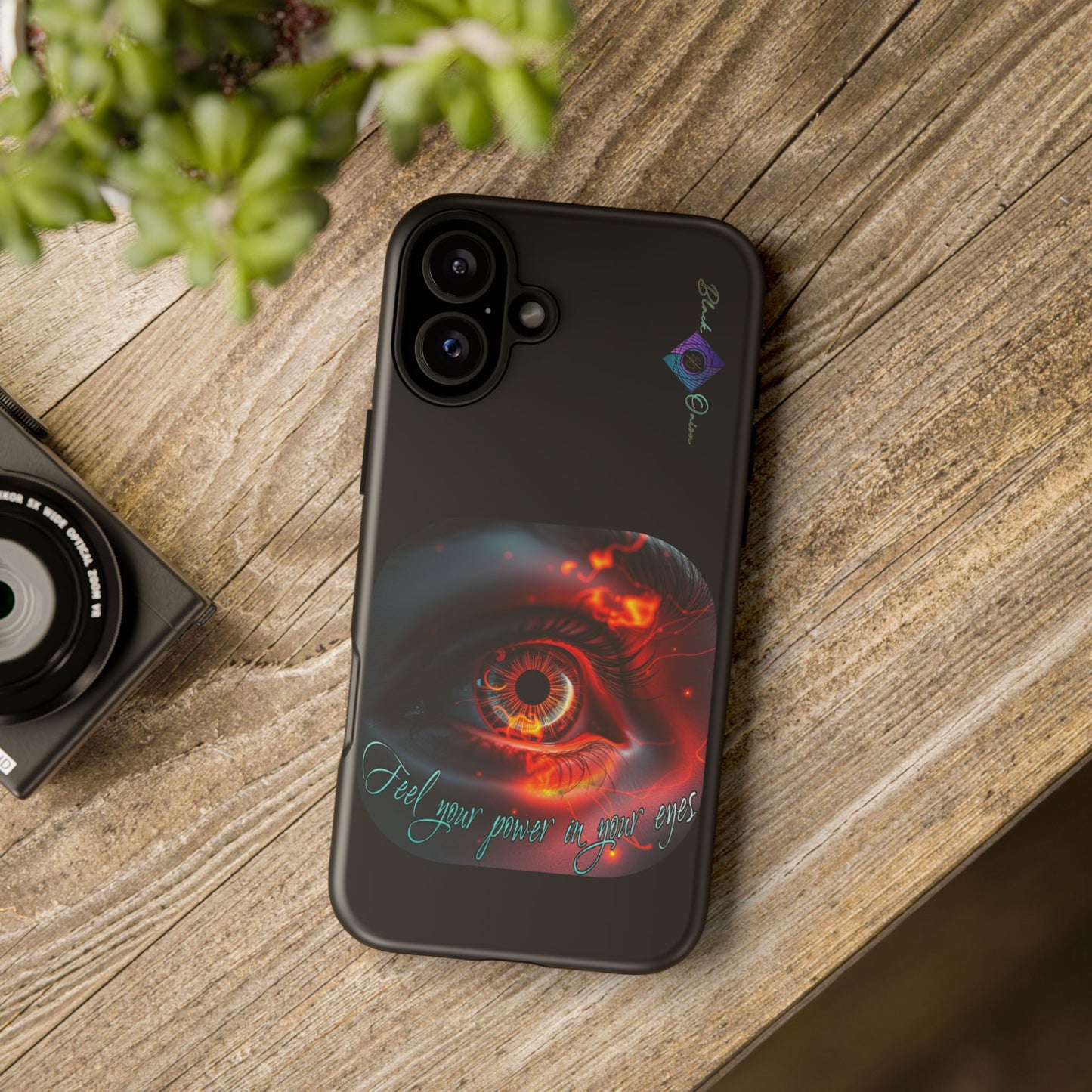 BlackOnion Brand New Phone Case - with Motivational Workout Motif ’Feel your power  ‘💪🔥🫵