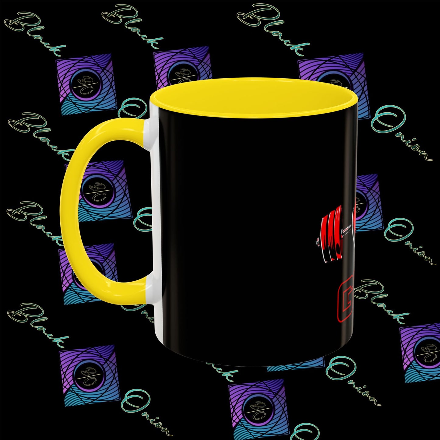 BlackOnion Coffee Mug Serial 2 with Workout Motif ‘I Love Gym ’🫵🔥💪