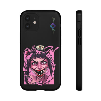 BlackOnion Brand New Phone Case - with Motivational Workout Motif’ Mad Girl💋🌸 ‘🔥🫵