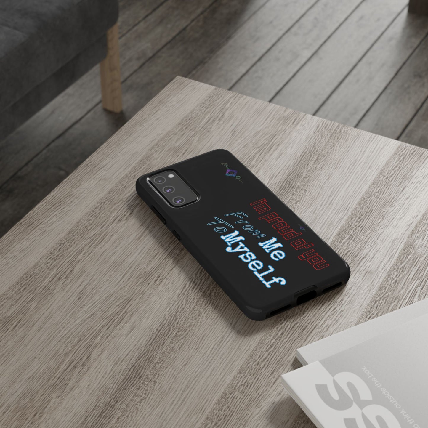 BlackOnion Brand New Phone Case - with Motivational Workout Motif’I’m proud of you ‘💪🔥🫵