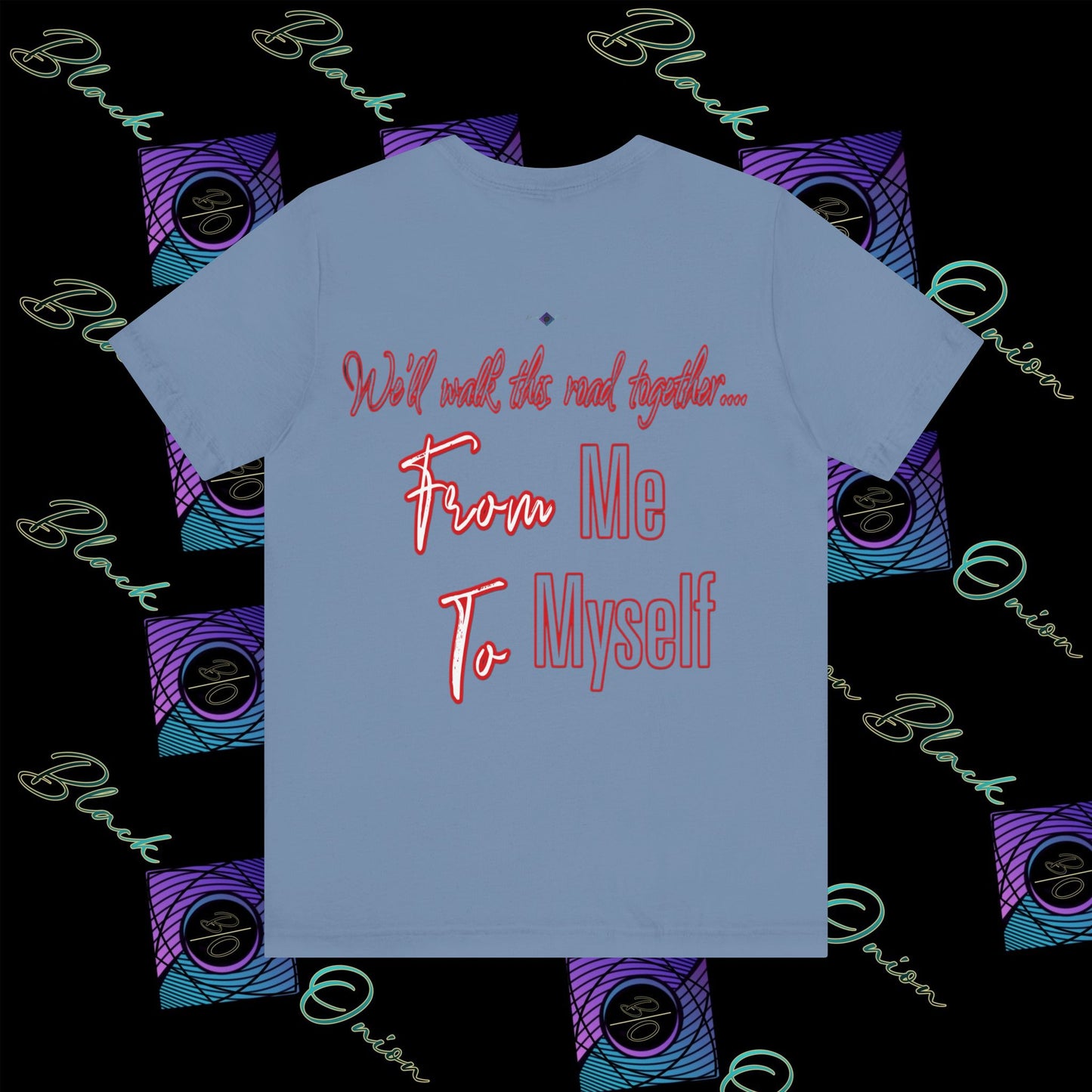 BlackOnion 'From Me ,To Myself' T-Shirt with Workout Motif V2 💪🔥
