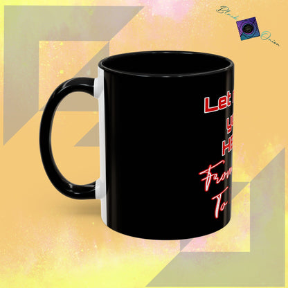 BlackOnion Coffee Mug - 11oz with Workout Motif ‘Let me be your Hero’🔥💪🫵