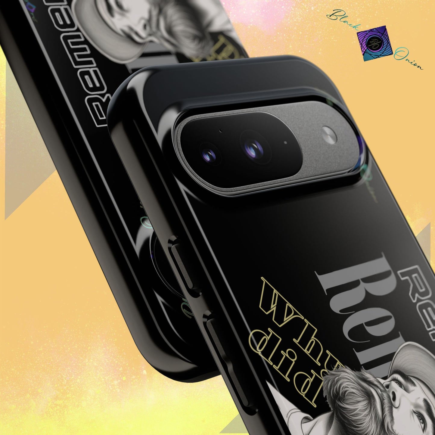 BlackOnion Brand New Phone Case - with Motivational Workout Motif’Remember ‘💪🔥🫵