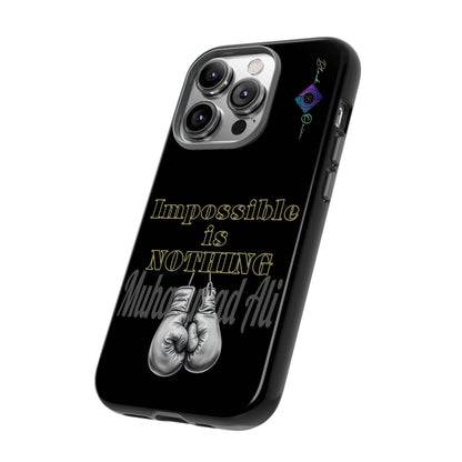 BlackOnion Brand New Phone Case - with Motivational Workout Motif ’Impossible ‘💪🔥🫵
