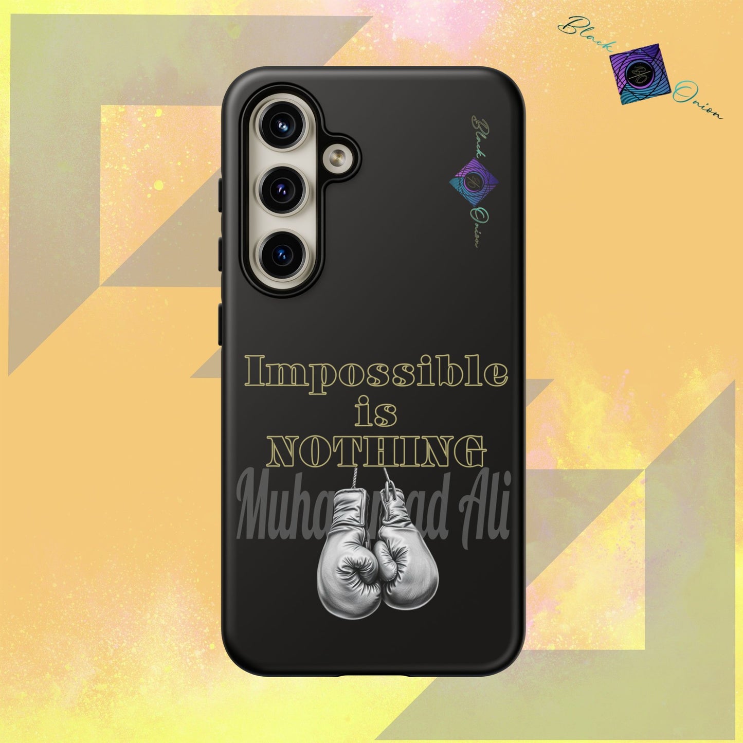 BlackOnion Brand New Phone Case - with Motivational Workout Motif ’Impossible ‘💪🔥🫵