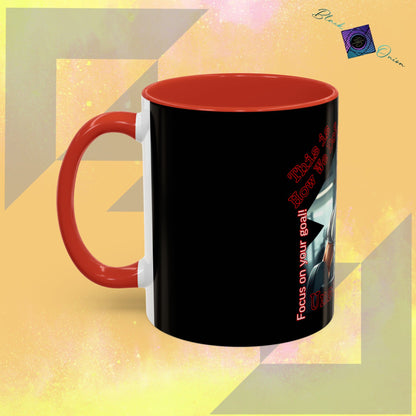 BlackOnion Coffee Mug - 11oz with Workout Motif ‘Unstoppable’🔥💪🫵