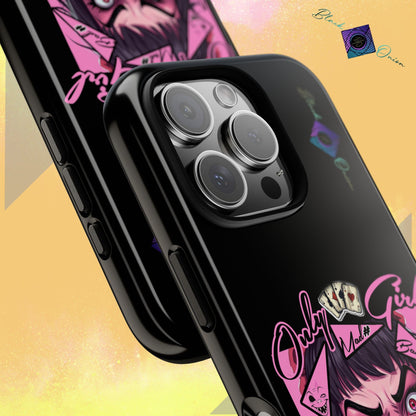 BlackOnion Brand New Phone Case - with Motivational Workout Motif’ Mad Girl💋🌸 ‘🔥🫵