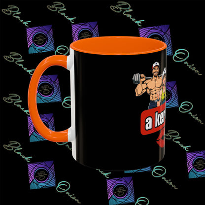 BlackOnion Coffee Mug - 11oz with Workout Motif ‘Az igazi férfi’🔥💪🫵