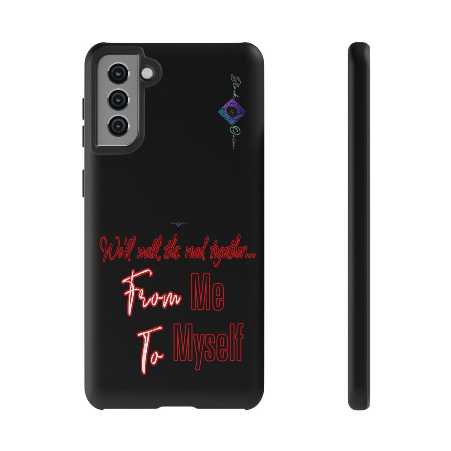 BlackOnion Brand New Phone Case - with Motivational Workout Motif’We’ll walk ‘💪🔥🫵