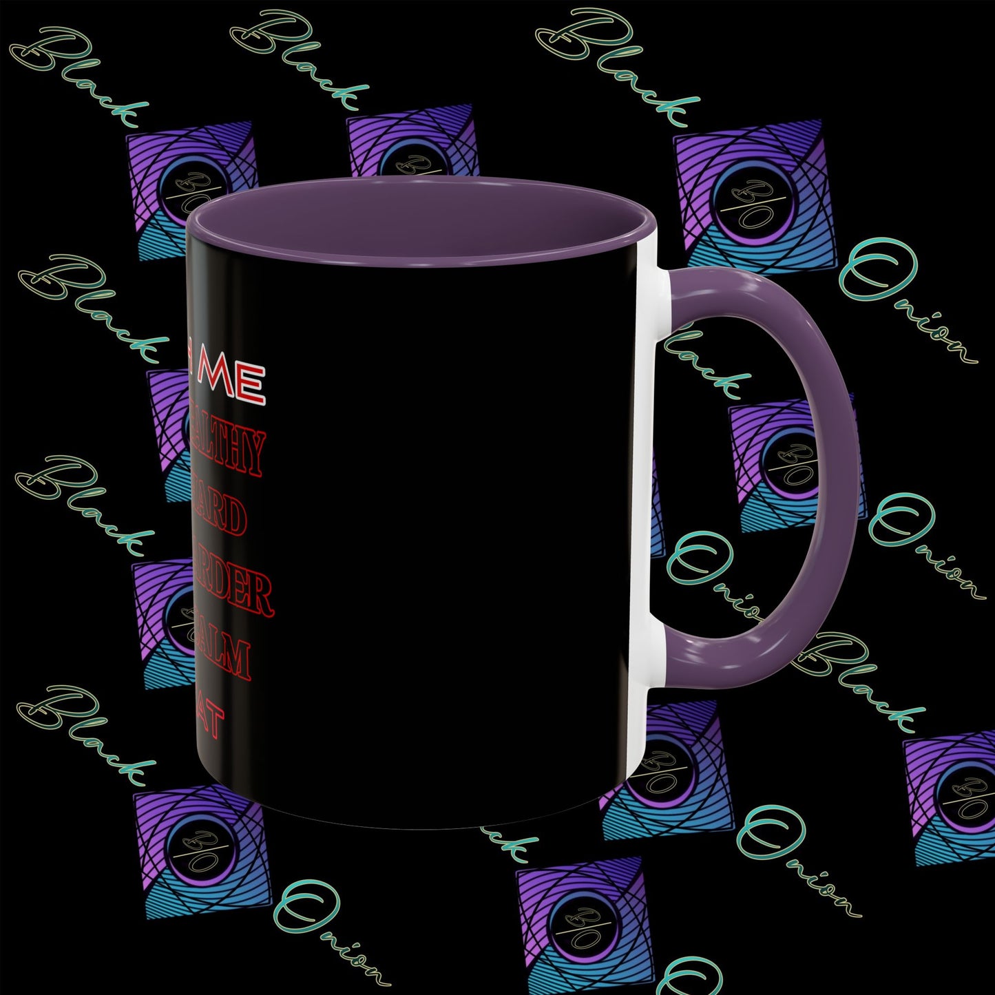 BlackOnion Coffee Mug Serial 2 with Workout Motif ‘Watch me’🫵🔥💪