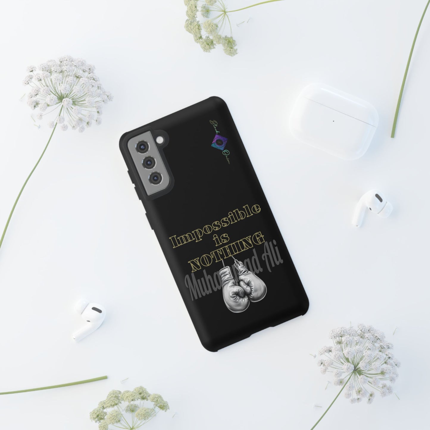 BlackOnion Brand New Phone Case - with Motivational Workout Motif ’Impossible ‘💪🔥🫵