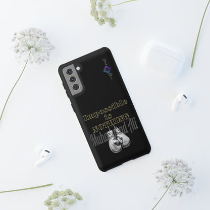 BlackOnion Brand New Phone Case - with Motivational Workout Motif ’Impossible ‘💪🔥🫵
