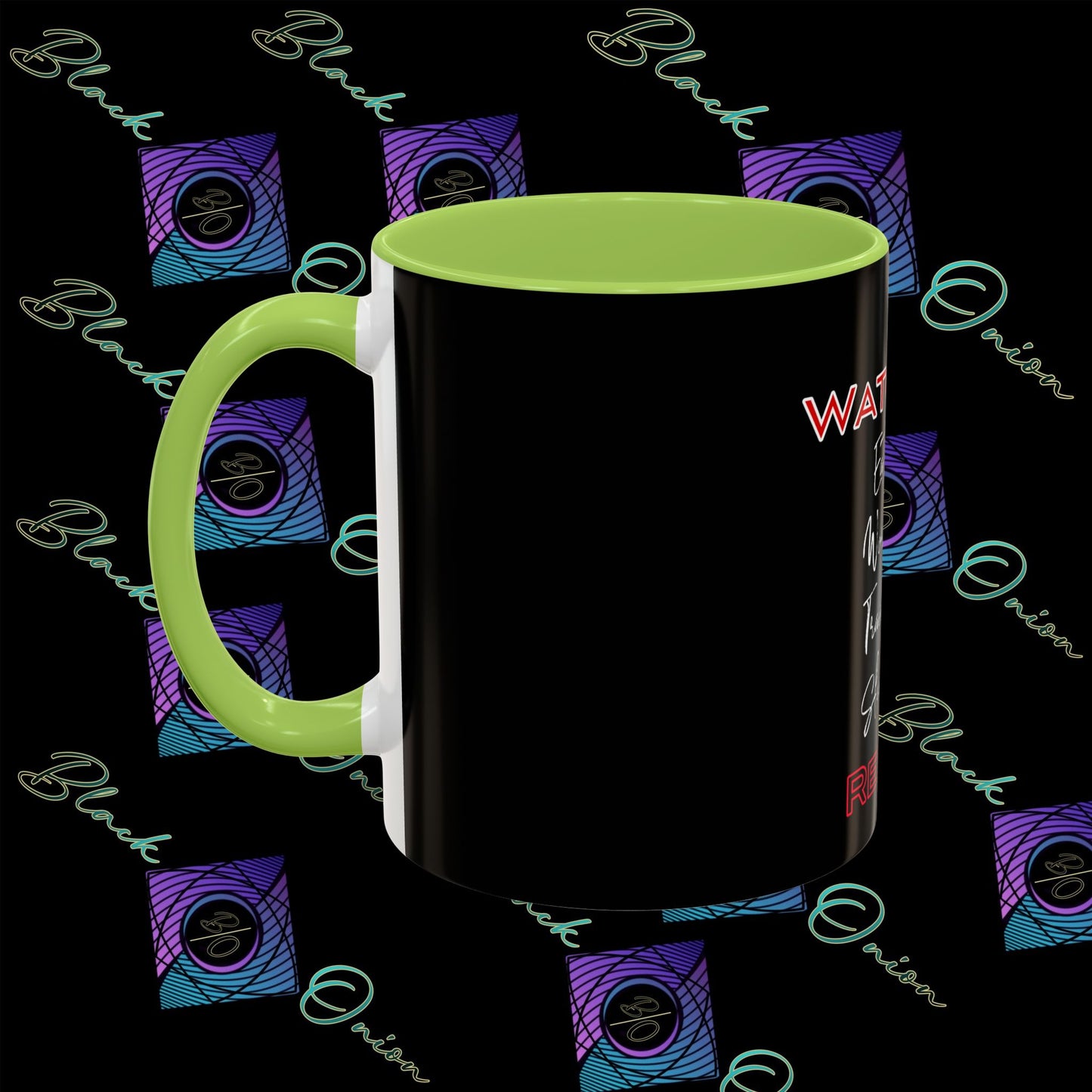 BlackOnion Coffee Mug Serial 2 with Workout Motif ‘Watch me’🫵🔥💪