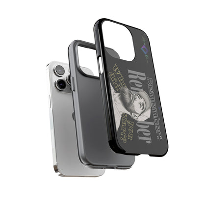BlackOnion Brand New Phone Case - with Motivational Workout Motif’Remember ‘💪🔥🫵
