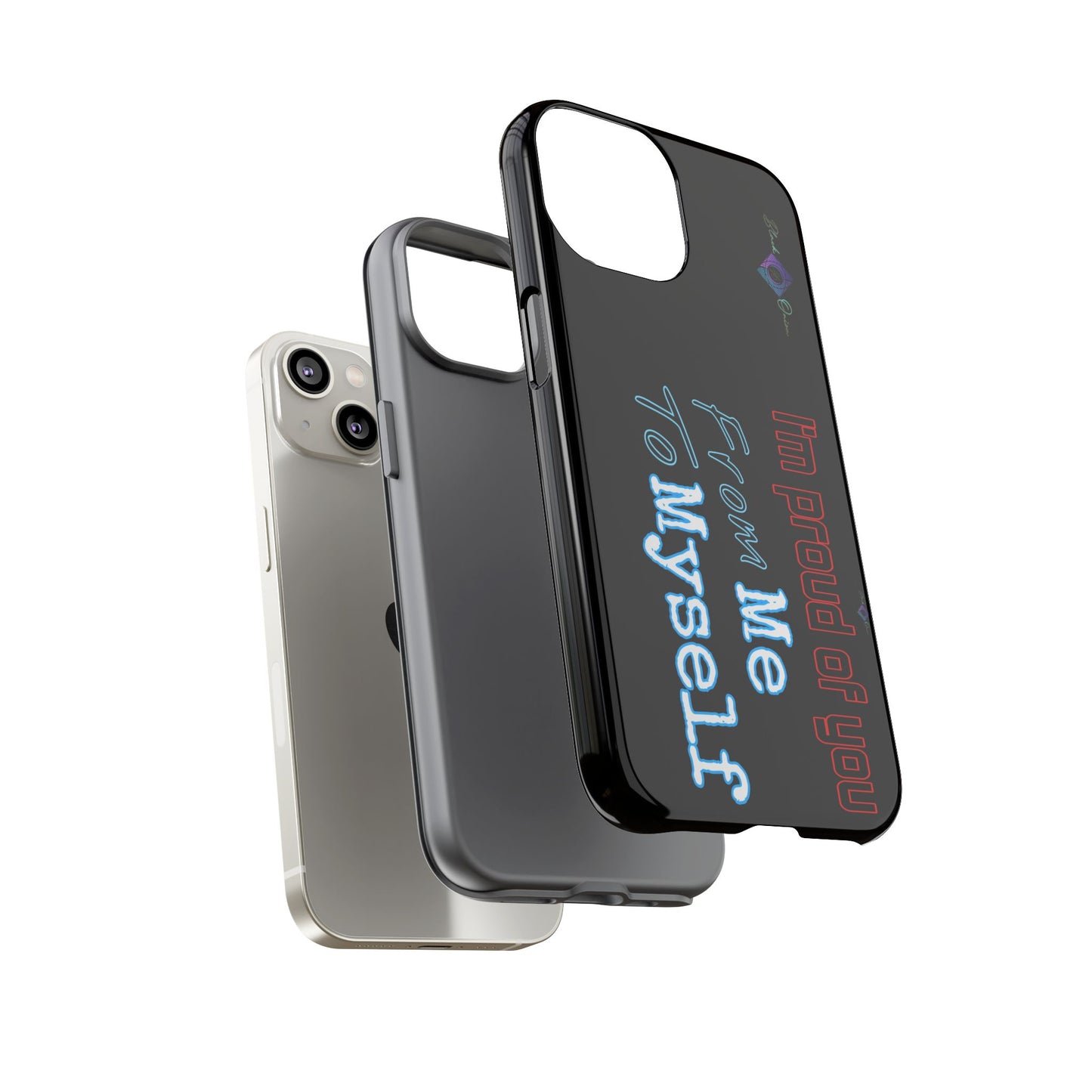 BlackOnion Brand New Phone Case - with Motivational Workout Motif’I’m proud of you ‘💪🔥🫵
