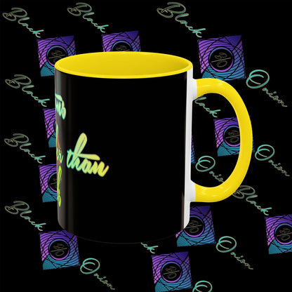 BlackOnion Coffee Mug - 11oz with Workout Motif ‘Actions speak lauder than words’🔥💪🫵